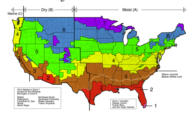 Updated Climate Zone Map Reflects Warming Trend - GreenBuildingAdvisor