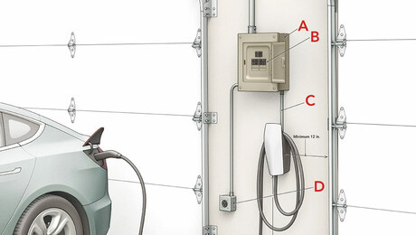 EV home charging station