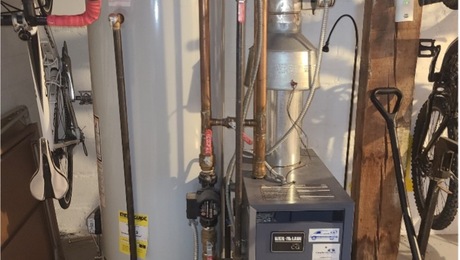 Vented combustion water heater